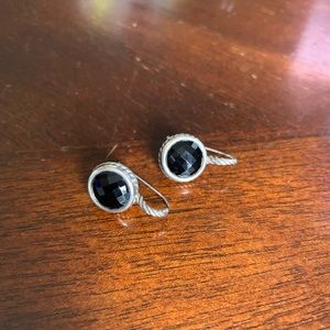David Yurman Onyx earrings
